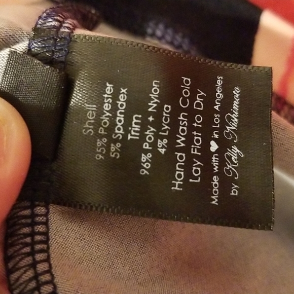 *NEW* CUTE BOOTY LOUNGE FLOWER PRINT Razorback top/bra (med) NWOT - Picture 7 of 7